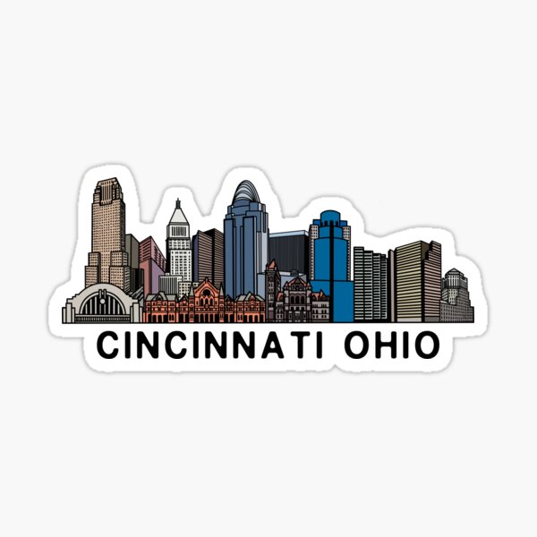 Item preview, Cincinnati Skyline designed and sold by fiberandgloss.