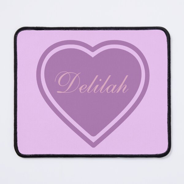 Item preview, Delilah Girl Name Purple designed and sold by Artbymonika.