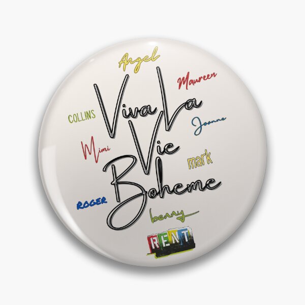 Item preview, La Vie Boheme - Rent Musical Design 2 designed and sold by Think In Scenes.