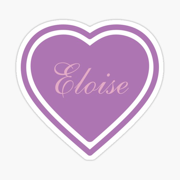 Aperçu de l'œuvre Prénom Fille Eloise Violet créée et vendue par Monika Howarth.