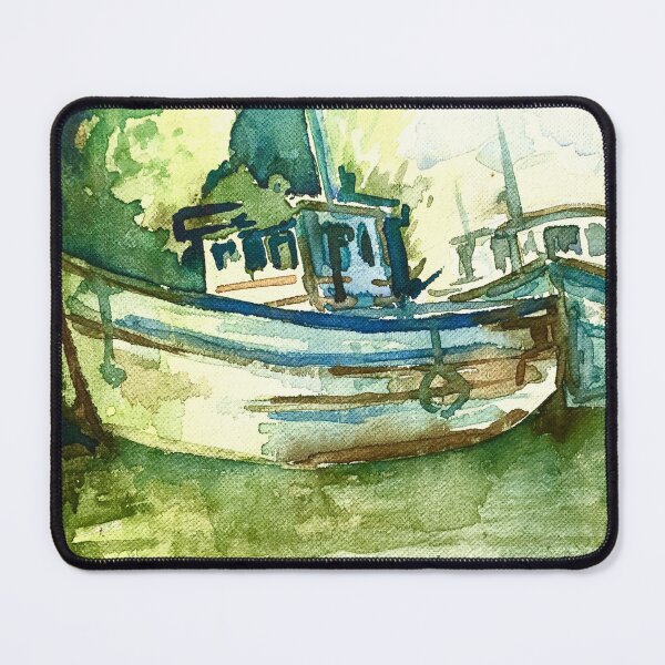 Item preview, Fishing Boats of Goa India designed and sold by TheJoeyStudio.