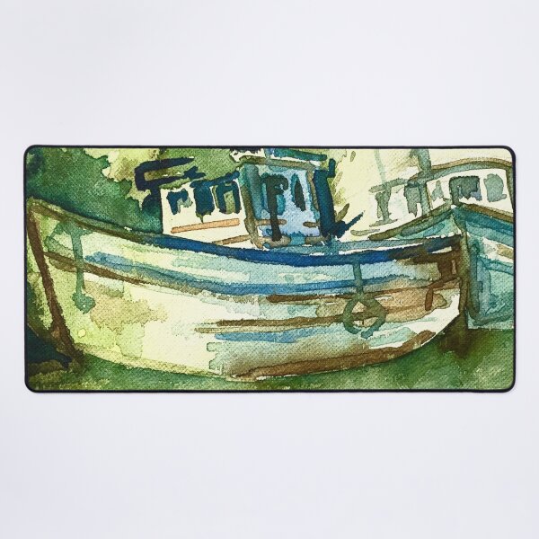 Item preview, Fishing Boats of Goa India designed and sold by TheJoeyStudio.
