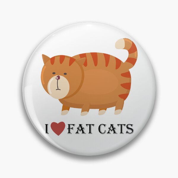 Item preview, I Heart Fat Cats designed and sold by abxxyz123.