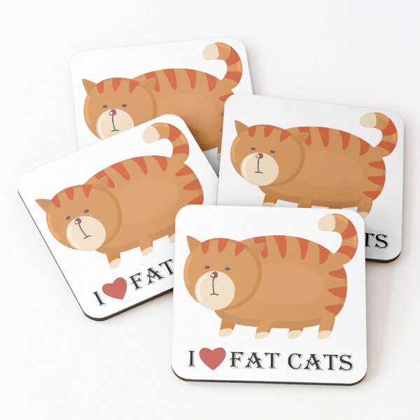 Item preview, I Heart Fat Cats designed and sold by abxxyz123.