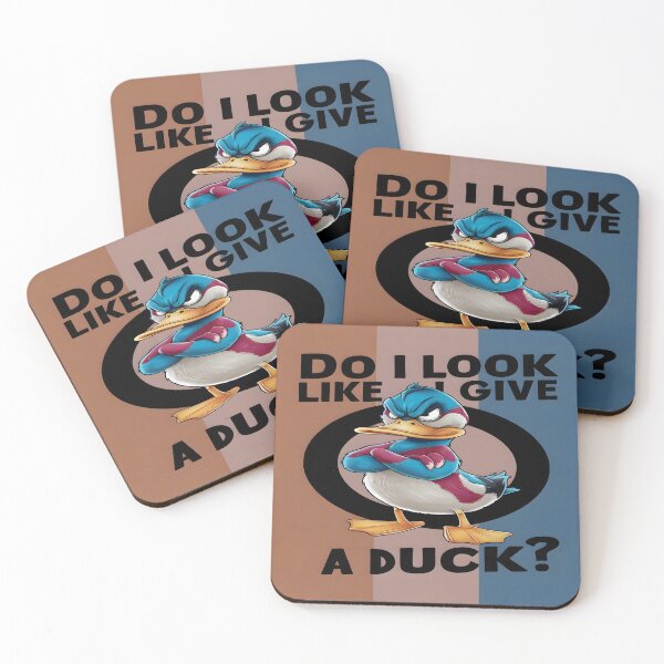 Item preview, Do I Look Like I Give A Duck: Duck With A 'Tude's Funny Quote designed and sold by Wishing-Wings.