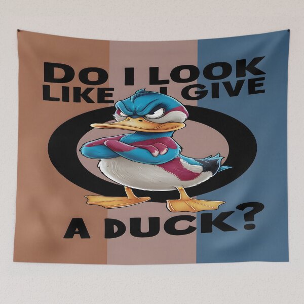 Item preview, Do I Look Like I Give A Duck: Duck With A 'Tude's Funny Quote designed and sold by Wishing-Wings.