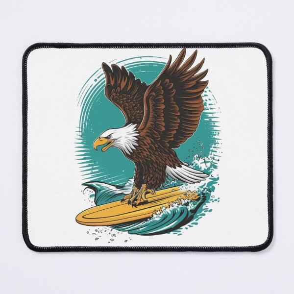 Item preview, Surfing Eagle designed and sold by BeagleDesigns.