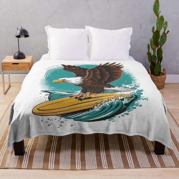 Item preview, Surfing Eagle designed and sold by BeagleDesigns.