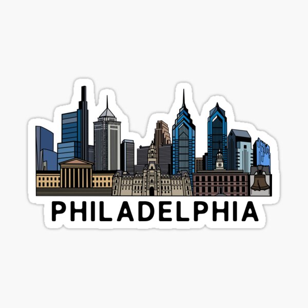 Item preview, Philadelphia Skyline designed and sold by fiberandgloss.
