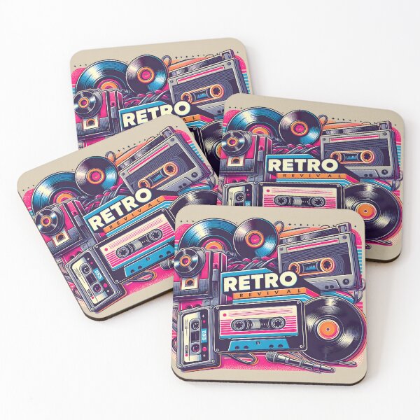 Item preview, Vibrant 80s retro design - perfect for adding vintage charm to any space! designed and sold by PandaTShirtShop.