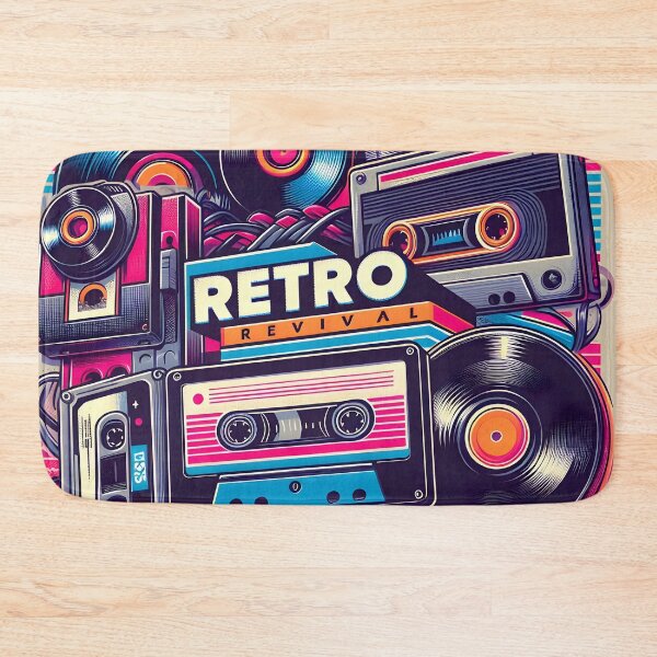 Item preview, Vibrant 80s retro design - perfect for adding vintage charm to any space! designed and sold by PandaTShirtShop.