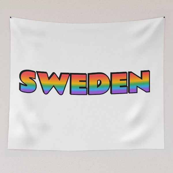 Item preview, Gay Sweden LGBTQ pride designed and sold by Inspirationmotivation.