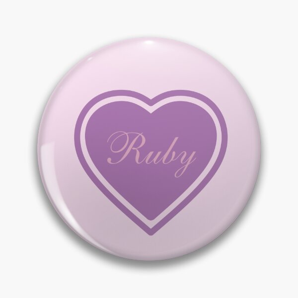 Item preview, Ruby Girl Name Purple designed and sold by Monika Howarth.