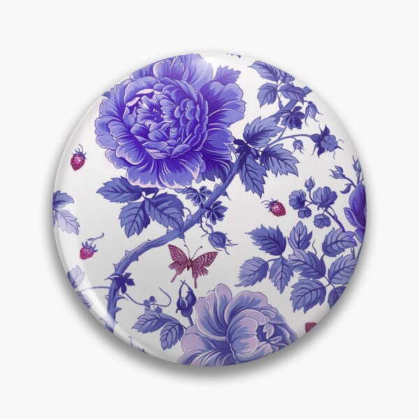 Item preview, Toile de Jouy inspired Garden Stories designed and sold by fleur-moderne.