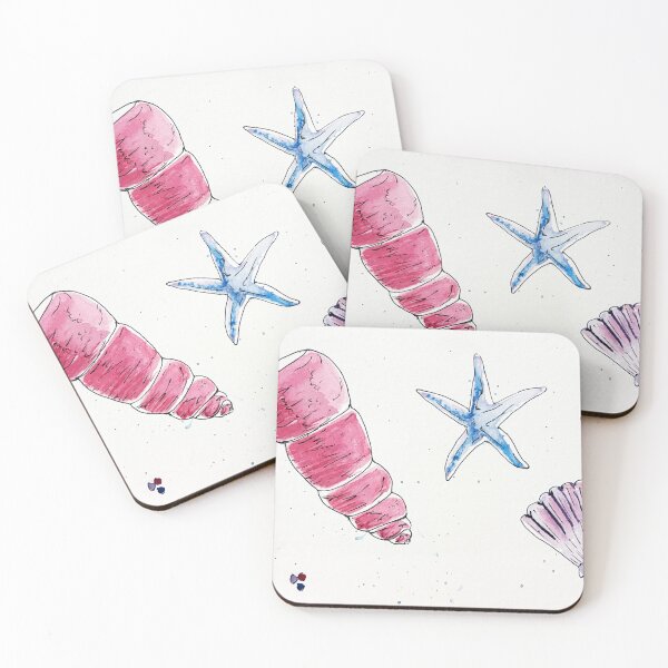 Item preview, Watercolor Beach Shells Collaboration designed and sold by elisewied.