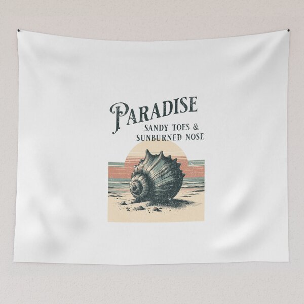 Item preview, Paradise Sandy Toes and Sunburned Nose designed and sold by lmitchem.