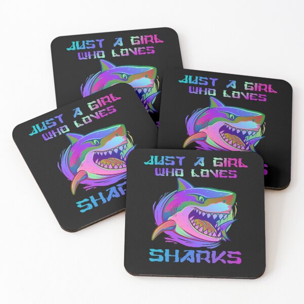 Item preview, Just a Girl Who Loves Sharks designed and sold by KamilKrzywinski.