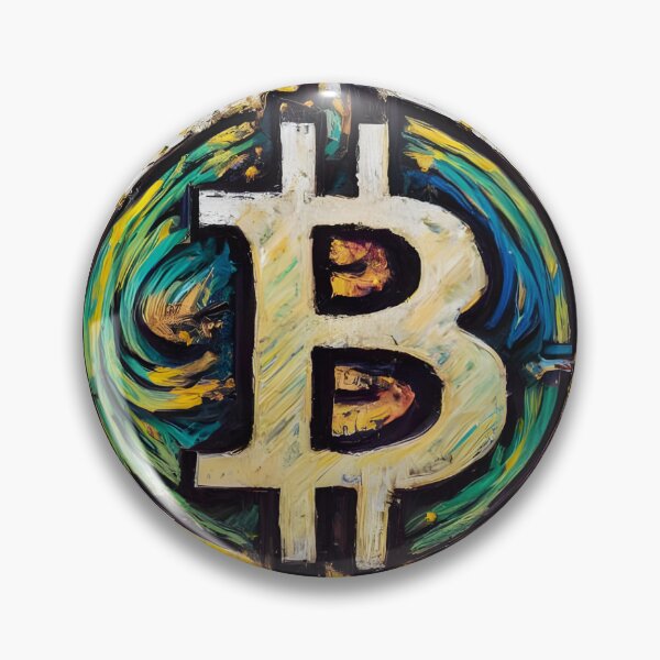 Item preview, bitcoin oil painting  designed and sold by metebf.
