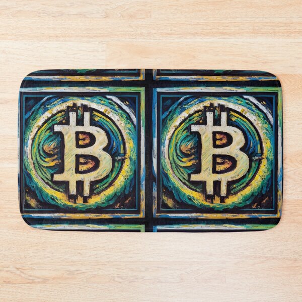 Item preview, bitcoin oil painting  designed and sold by metebf.