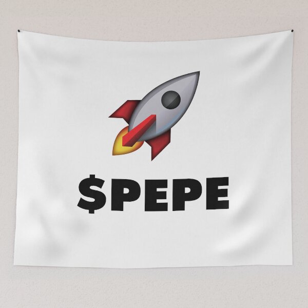 Item preview, $PEPE TO THE MOON! designed and sold by DividedKingdom.