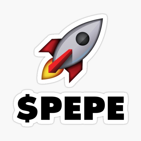 Item preview, $PEPE TO THE MOON! designed and sold by DividedKingdom.