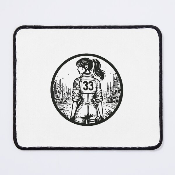 Item preview, A Lone Figure at a Dystopian Landscape - Line Art - Post Apocalyptic designed and sold by Fenay Designs.