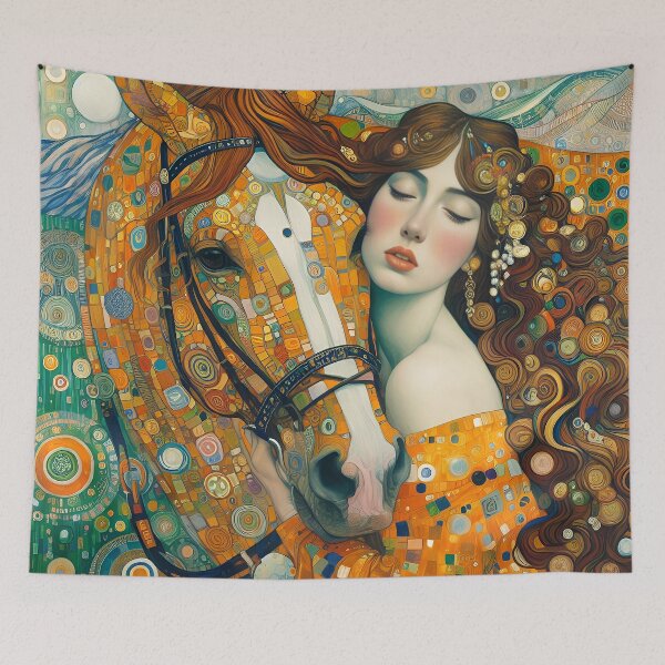 Item preview, The "Girl with a Horse" designed and sold by aleksandr13.