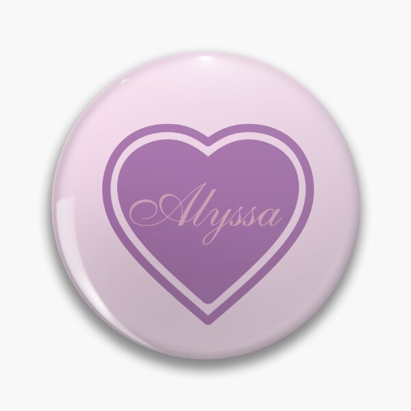 Item preview, Alyssa Girl Name Purple designed and sold by Monika Howarth.