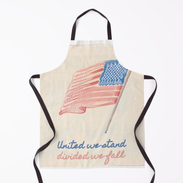 Item preview, United We Stand Divided We Fall | American Patriotism Design designed and sold by LuxWallDigital.