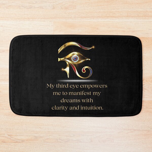 Item preview, My Third Eye Empowers Me To Manifest - Affirmation Candle Flame Quote designed and sold by AffirmFlame.