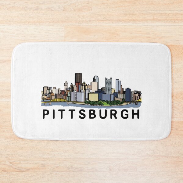 Item preview, Pittsburgh Skyline designed and sold by fiberandgloss.
