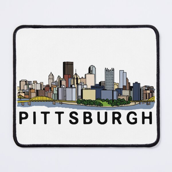 Item preview, Pittsburgh Skyline designed and sold by fiberandgloss.