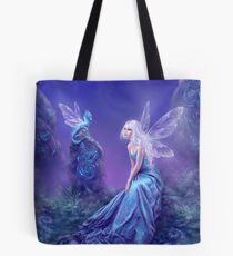 Luminescent Fairy & Dragon Art Tote Bag