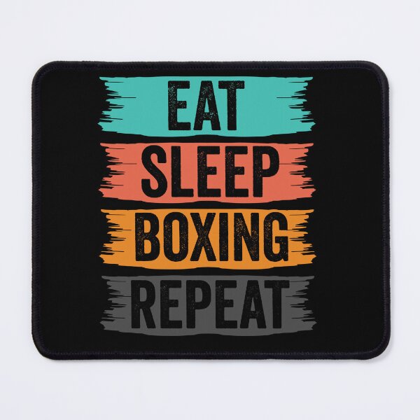 Item preview, Boxing Eat Sleep Repeat Fitness Motivational designed and sold by BOUCHERIT amine.