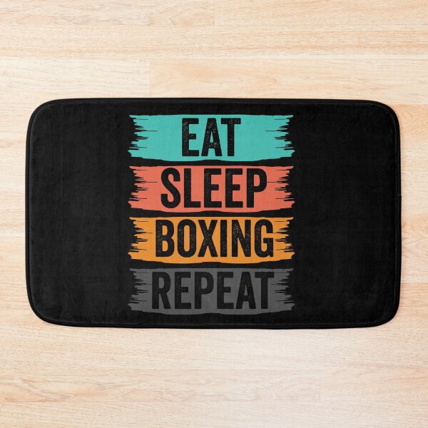 Item preview, Boxing Eat Sleep Repeat Fitness Motivational designed and sold by BOUCHERIT amine.