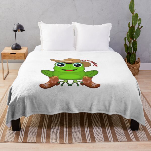 Artikelvorschau, Cowboy Froschkönig Charming entworfen und verkauft von CatsArtStore.
