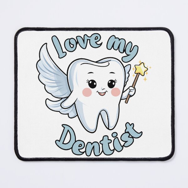Item preview, Love My Dentist Cute Tooth designed and sold by Quirky Shirts.