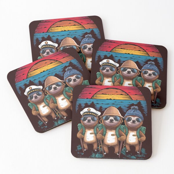 Item preview, sloth hiking team , funny sloth, designed and sold by venavar.