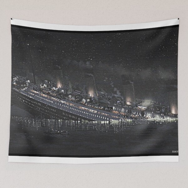 Item preview, The Sinking of the Titanic | Painting | Art by Eliott Sontot designed and sold by Eliott Sontot.