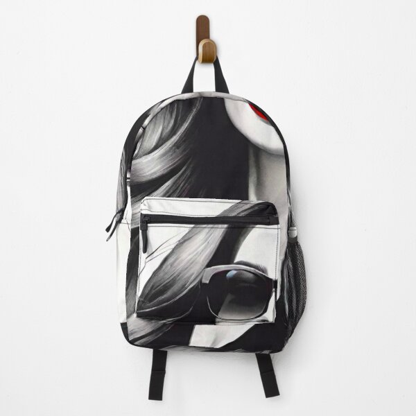 Item preview, Radiant Smile: Black and White Beauty with Red Lipstick designed and sold by GrizzlyCollective.