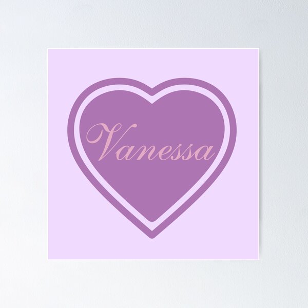 Item preview, Vanessa Girl Name Purple designed and sold by Monika Howarth.