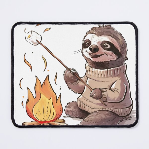 Item preview, campfire sloth,funny sloth designed and sold by venavar.
