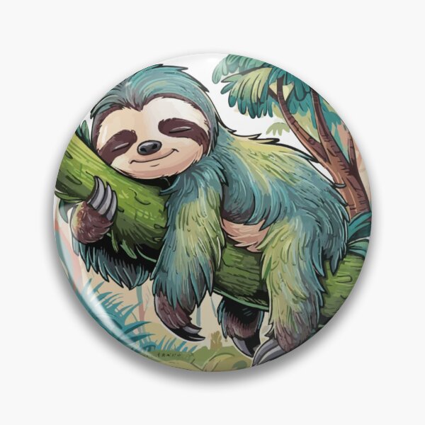Item preview,  cute sloth colorful, sloth stack  designed and sold by venavar.