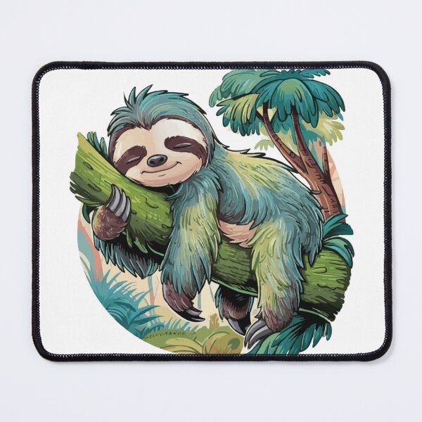 Item preview, cute sloth colorful, sloth stack designed and sold by venavar.