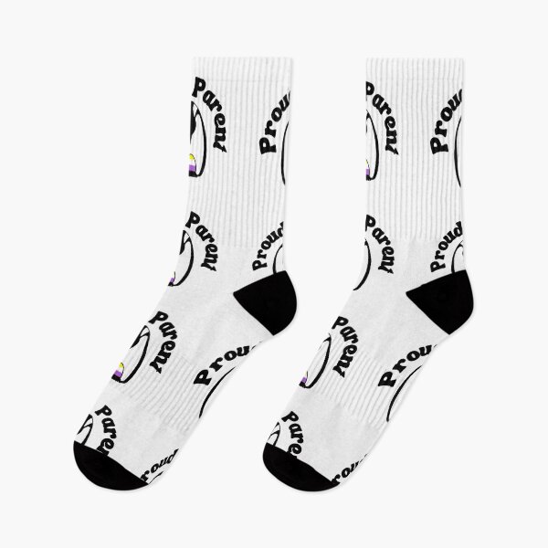 Item preview, Proud Parent Nonbinary (Enby) Flag Penguin designed and sold by Kristi Brooks.