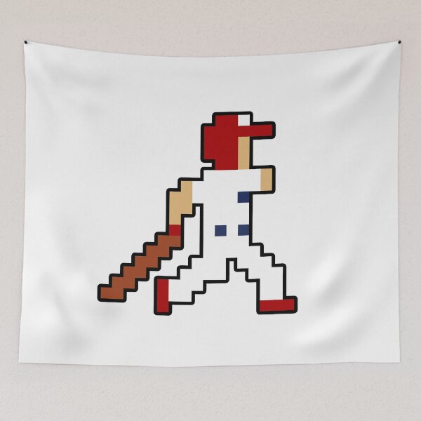 Item preview, Washington Retro Pixel Baseball Player designed and sold by Bo-Bros-Tees.