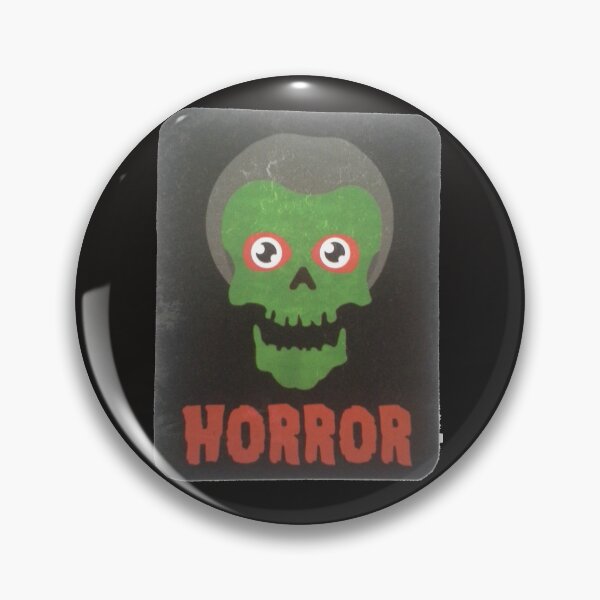Item preview, VHS rental horror green skull designed and sold by misssallyb.