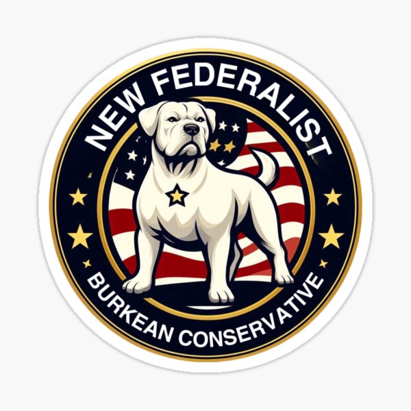 New Federalists Pit Bull Sticker