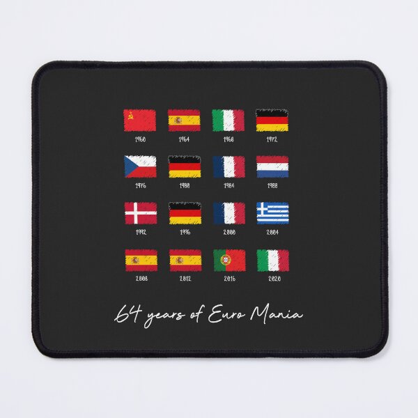 Item preview, Winners of the past 16 European Championships designed and sold by footballnerd.