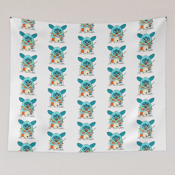 Item preview, Light Blue Drummer Furby designed and sold by Animals-by-JB.